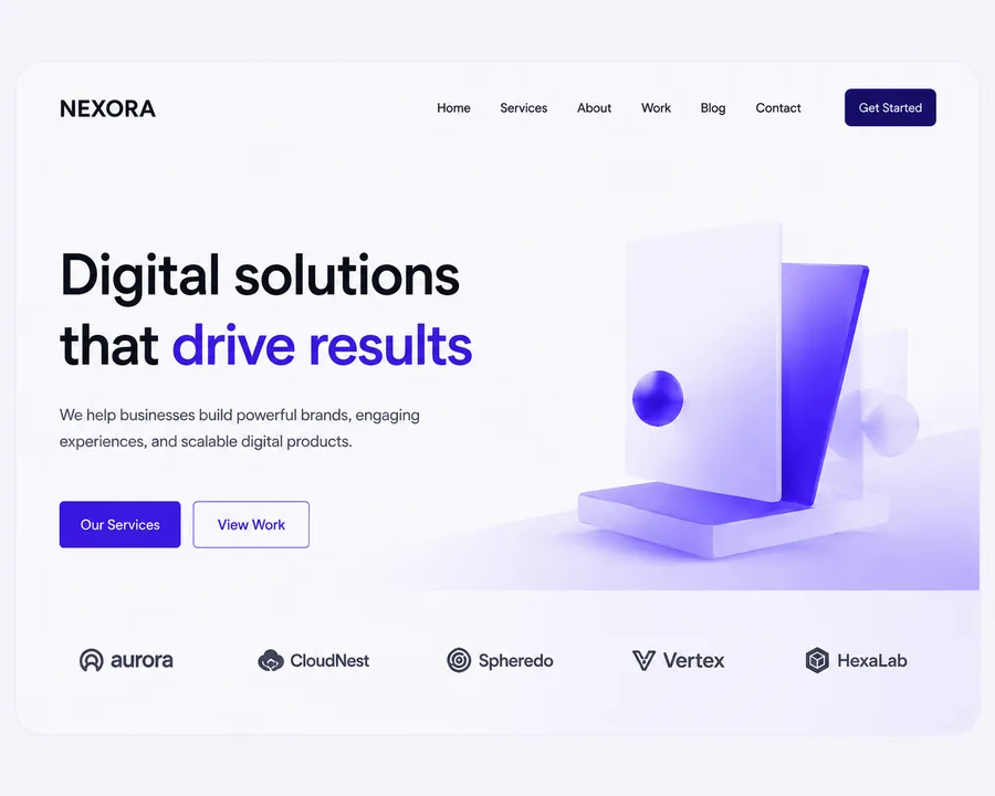 Exemplo de site desenvolvido