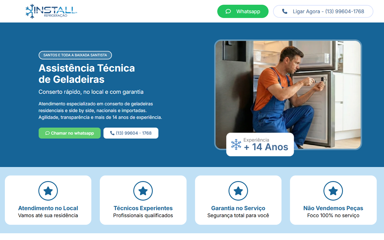 Install Refrigeração